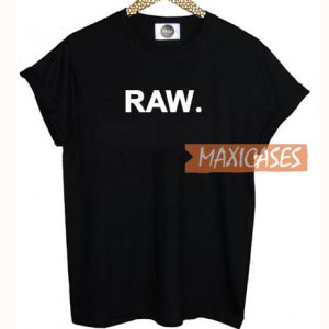Raw Font T Shirt