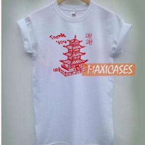 Thank You Chinese Pagoda T Shirt