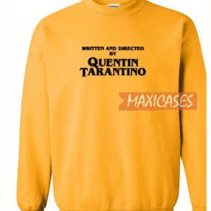 Written and Directed Yellow Sweatshirt