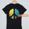 Peace Sign Love T Shirt