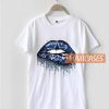 Blue Star Lip T Shirt