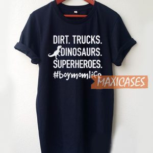 Dirt Trucks Dinosaurs T Shirt