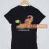 Exhale Elephant Yoga T Shirt