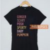 Ginger Scary Posh Sporty T Shirt