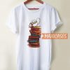 Harry Potter-Owl And Books T Shirt