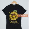 Mama Saurus Sunflower T Shirt