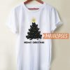 Meowy Christmas Tree T Shirt
