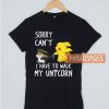 Unicorn And Pikachu T Shirt