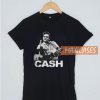 Cash Middle Finger Guitar T Shirt