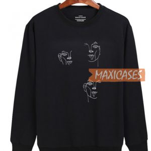 Face Graphic Sweatshirt