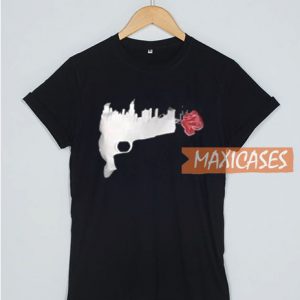 Gun Flowers T Shirt