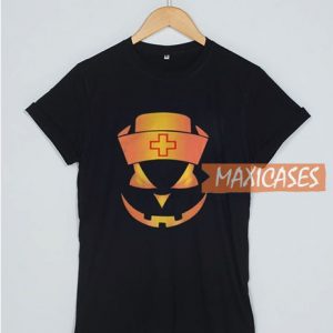 Halloween Nurse Pumpkin T Shirt