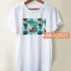 Hawaiian Leaves Flowers T Shirt