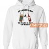 It Takes Two Coffee Hoodie