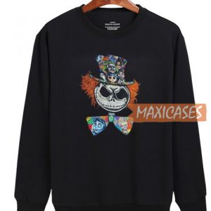 Mad Hatter Jack Skellington Sweatshirt