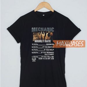 Mechanic Hourly Rate T Shirt