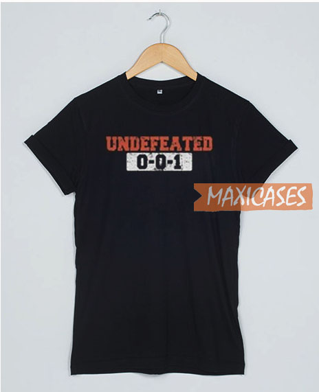 undefeated t shirt sizing