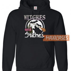 Witches And Stitches Halloween Hoodie