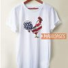 The Chicken Rooster USA T Shirt