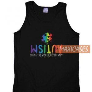 Autism Seeing The World Tank Top