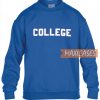 College Blue Sweatshirt