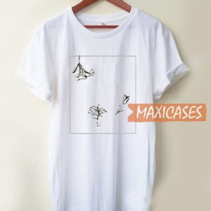 Flower Line Art T Shirt