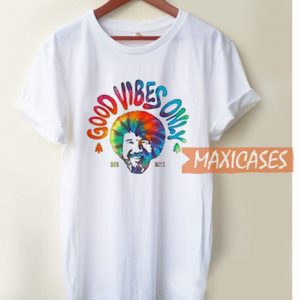 Good Vibes Only Bob Ross T Shirt