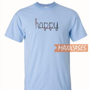 Happy Font T Shirt