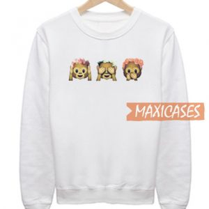 Monkey Emoji Sweatshirt