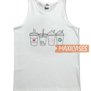 Monogrammed Coffe Lover Tank Top
