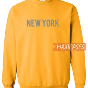 New York Yellow Sweatshirt