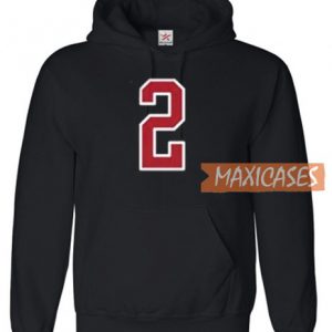 Number 2 Red White Hoodie