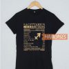 Sagittarius Facts Awesome T Shirt
