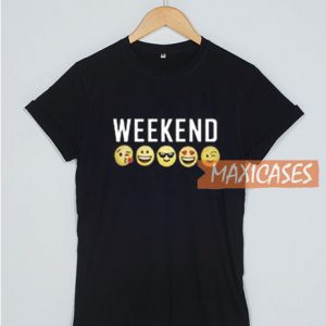 Weekend Emoji T Shirt