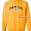 Cape Cod Mass Sweatshirt