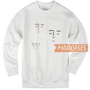 Face Graphic Sweatshirt