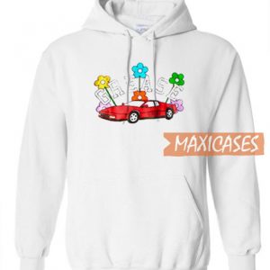 Grease Car Flowers Hoodie