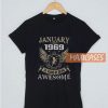 January 1969 50 Year T Shirt