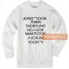 Jung Kook Korean Sweatshirt
