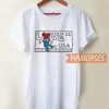 Keith Haring Love USA T ShirtKeith Haring Love USA T Shirt
