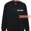 Lover Font Sweatshirt