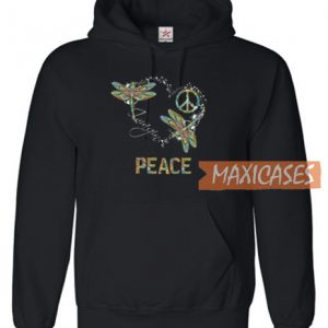 Peace Imagine Dragonfly Hoodie