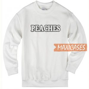 Peaches Font Sweatshirt