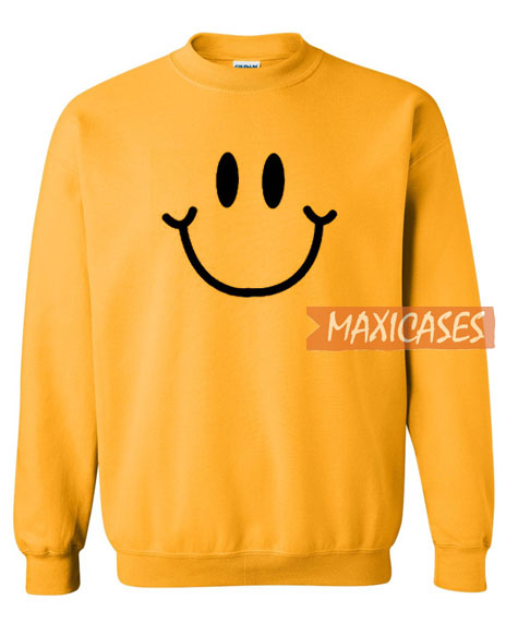 Smile Emoji Face Sweatshirt Unisex Adult Size S to 3XL