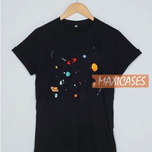 Space Planet Galaxy T Shirt