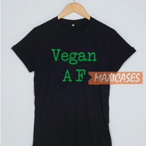 Vegan AF Font T Shirt
