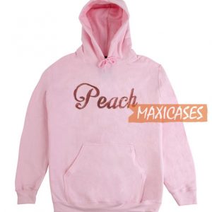 Peach Font Hoodie