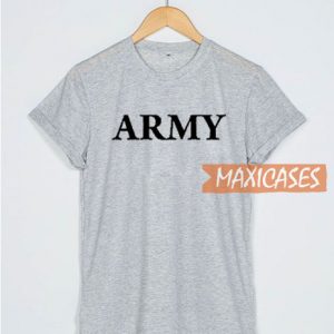 ARMY Font T Shirt
