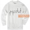 Cat Meow Logo Sweatshirt