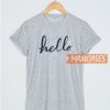 Hello Font T Shirt